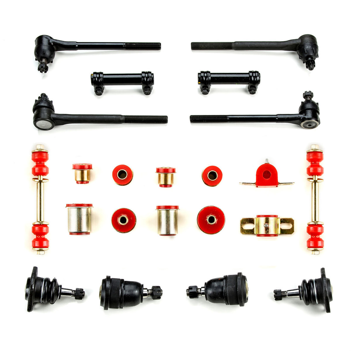 1964 1965 Chevrolet Chevelle El Camino Red Polyurethane New Front End Suspension Rebuild Kit