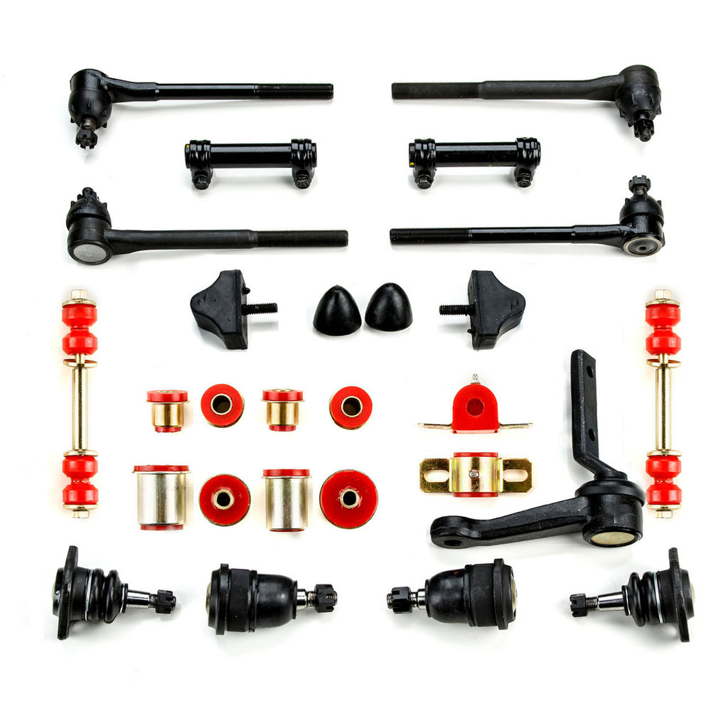 1965 Chevrolet Chevelle El Camino Red Polyurethane New Front End Suspension Master Rebuild Kit