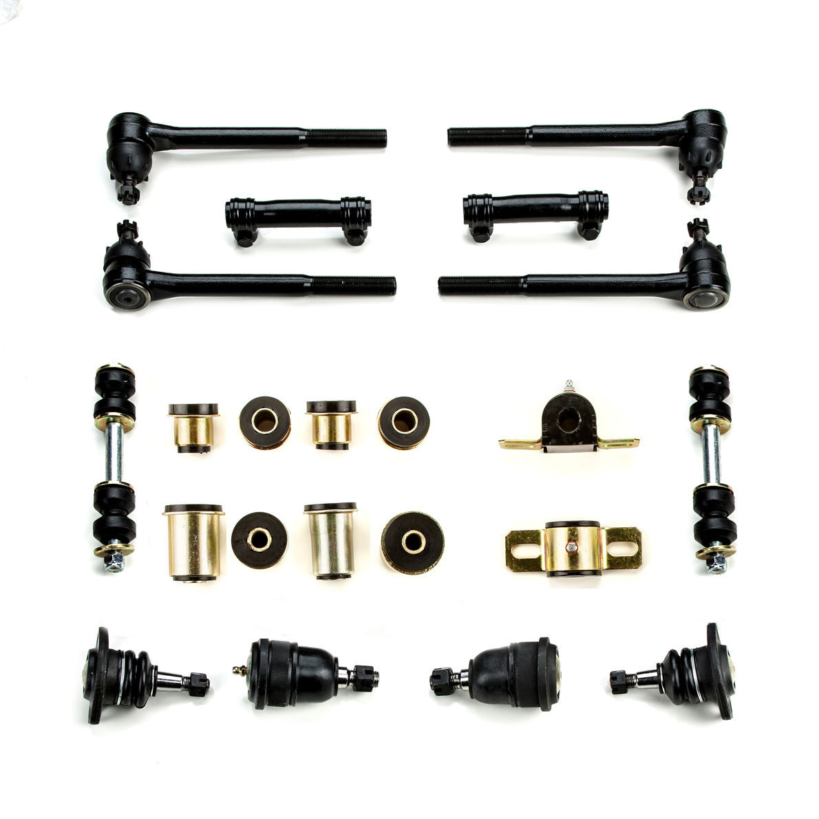 1971 1972 Chevrolet Chevelle El Camino Monte Carlo Black Polyurethane New Front End Suspension Rebuild Kit