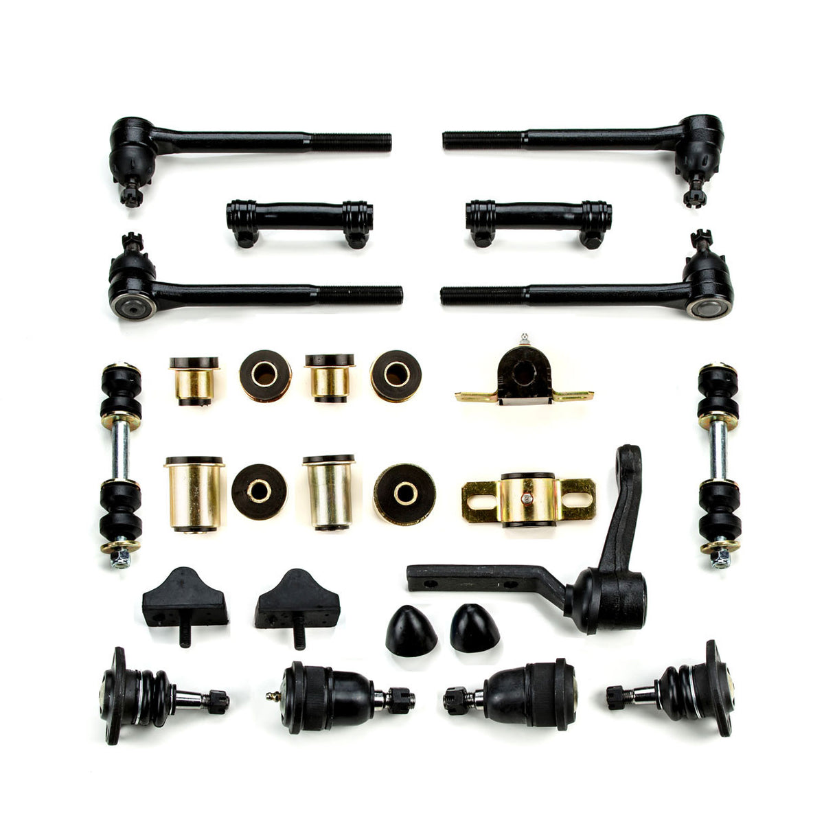1971 1972 Buick Skylark Special GS Sportwagon Black Polyurethane New Front End Suspension Master Rebuild Kit