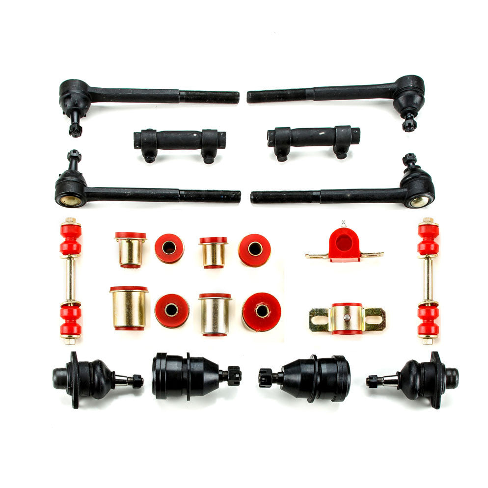 1974 1975 1976 1977 Chevrolet Monte Carlo Red Polyurethane Front End Suspension Rebuild Kit