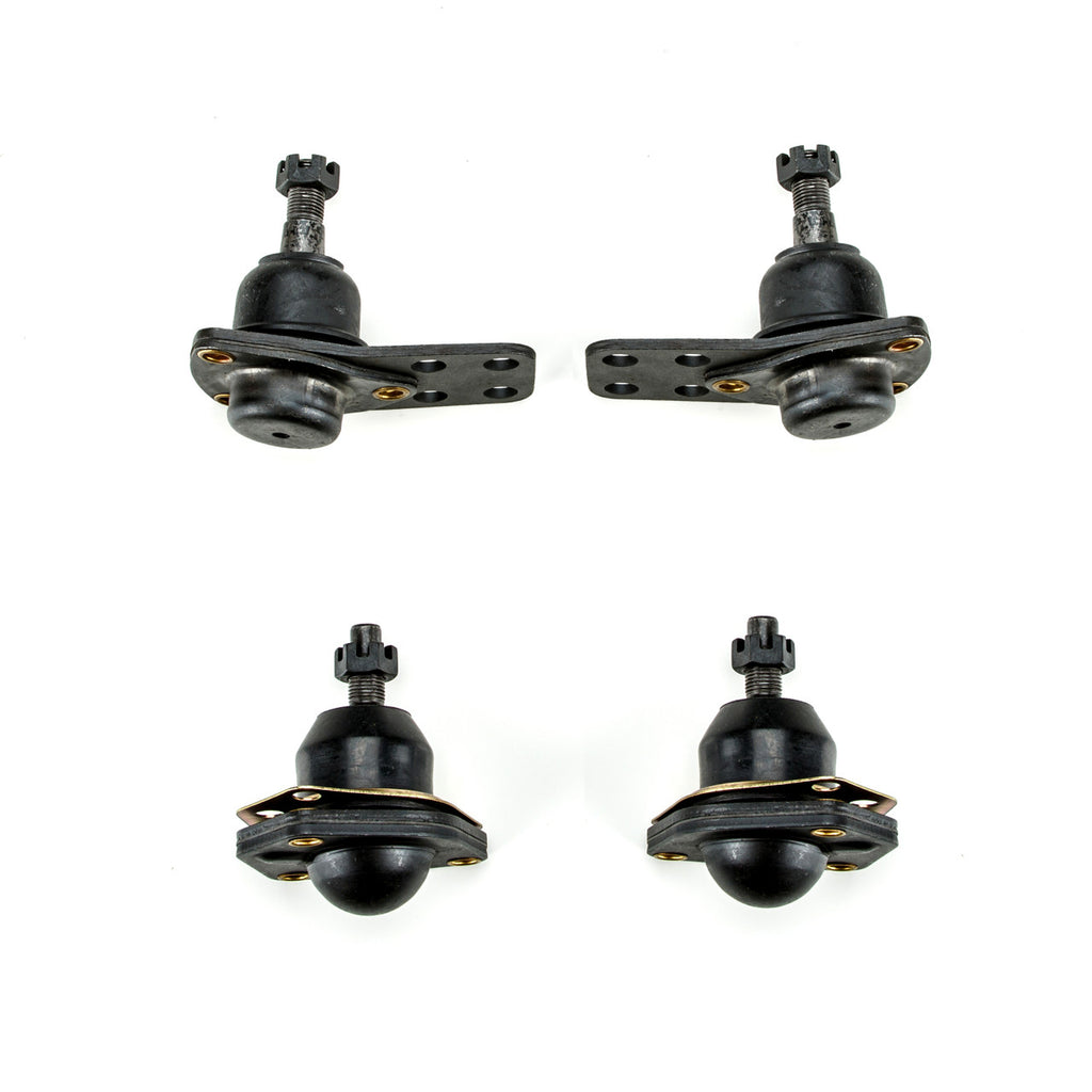 1962-1967 Chevrolet Chevy II Nova Red Polyurethane New Front End Suspension Master Rebuild Kit with Idler Arm Bushing Repair Kit