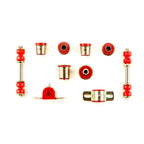 1962-1967 Chevrolet Chevy II Nova Red Polyurethane New Front End Suspension Bushing Set