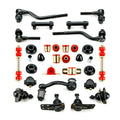 1962-1967 Chevrolet Chevy II Nova Red Polyurethane Front End Suspension Master Rebuild Kit Idler Arm
