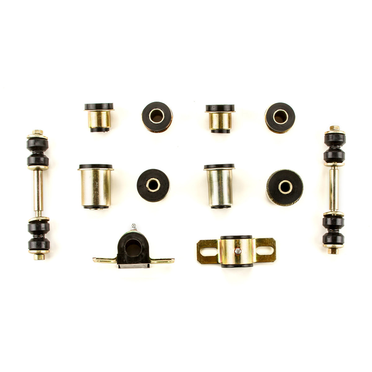 1968 1969 Chevrolet Chevy II Nova Black Polyurethane New Front End Suspension Master Rebuild Kit