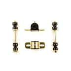 1962-1967 Chevrolet Chevy II Nova Black Polyurethane New Front End Suspension Bushing Set