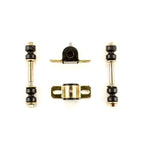 1968 1969 Chevrolet Chevy II Nova Black Polyurethane New Sway Bar Link and Bushing Set