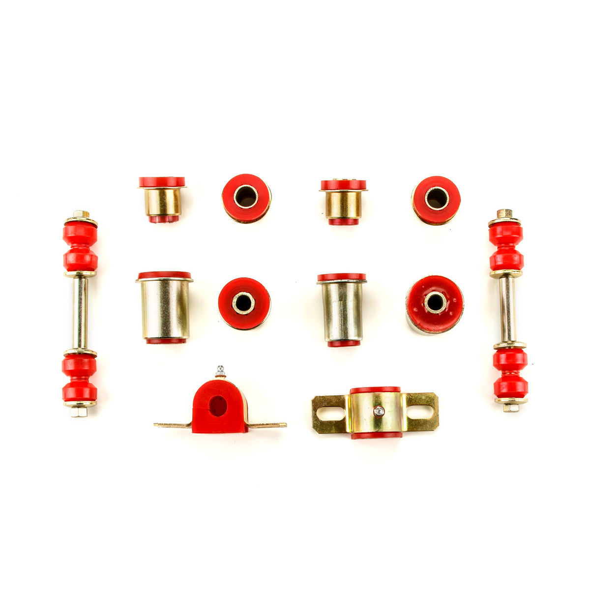1968 1969 Chevrolet Chevy II Nova Red Polyurethane New Front End Suspension Rebuild Kit