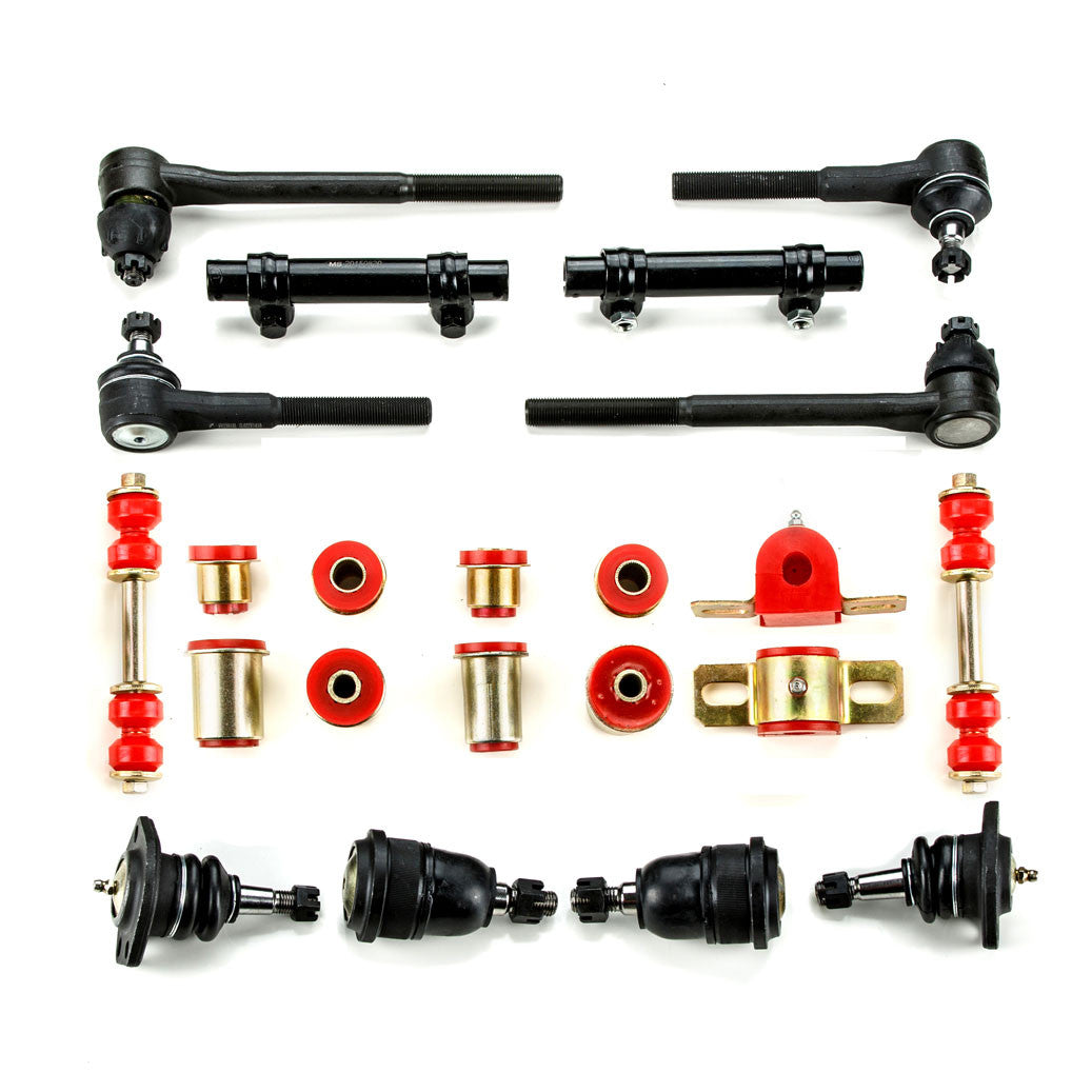 1968 1969 Chevrolet Chevy II Nova Red Polyurethane New Front End Suspension Rebuild Kit