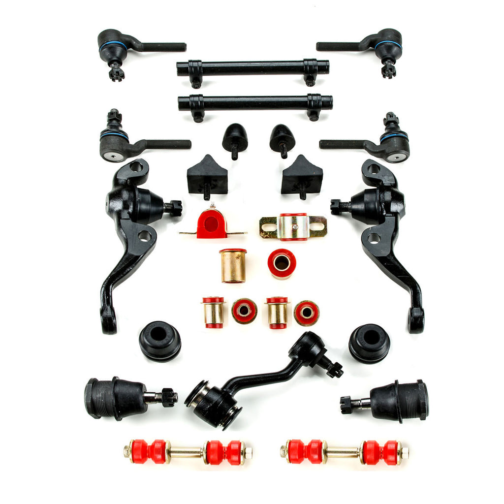 1970-1974 Plymouth Barracuda Red Polyurethane New Front End Suspension Master Rebuild Kit