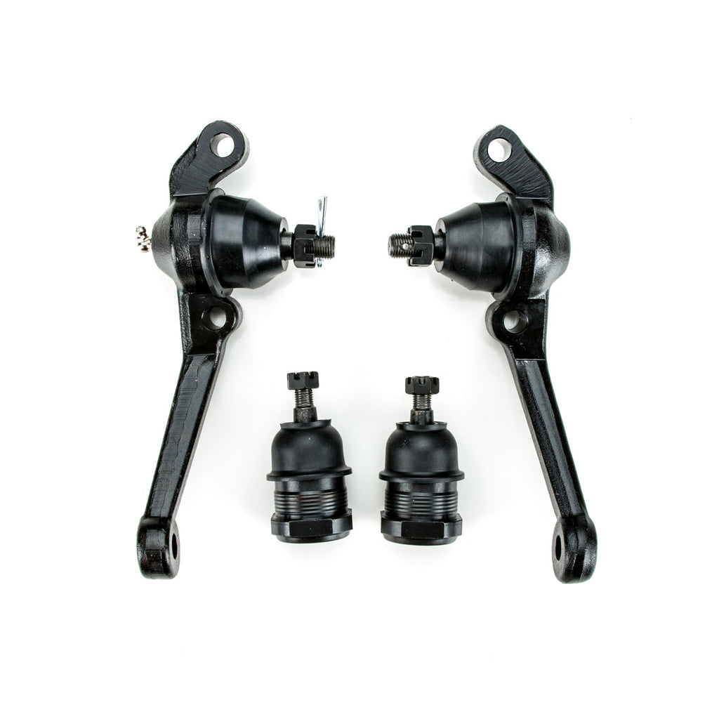 1967 Plymouth Barracuda with Drum Brakes Black Polyurethane New Front End Suspension Master Rebuild Kit