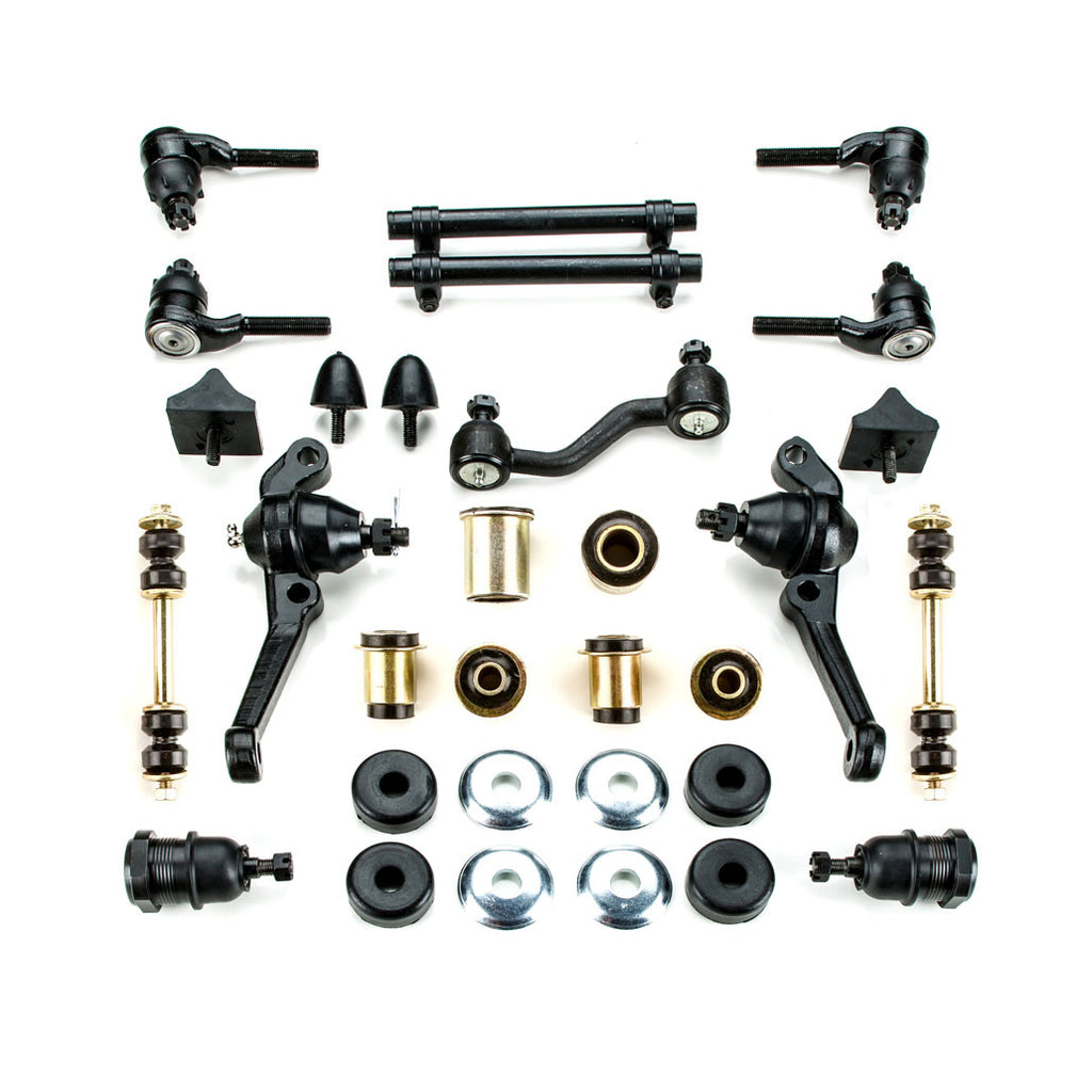 1963 1964 1965 1966 Dodge Dart with Drum Brakes Black Polyurethane New Front End Suspension Master Rebuild Kit