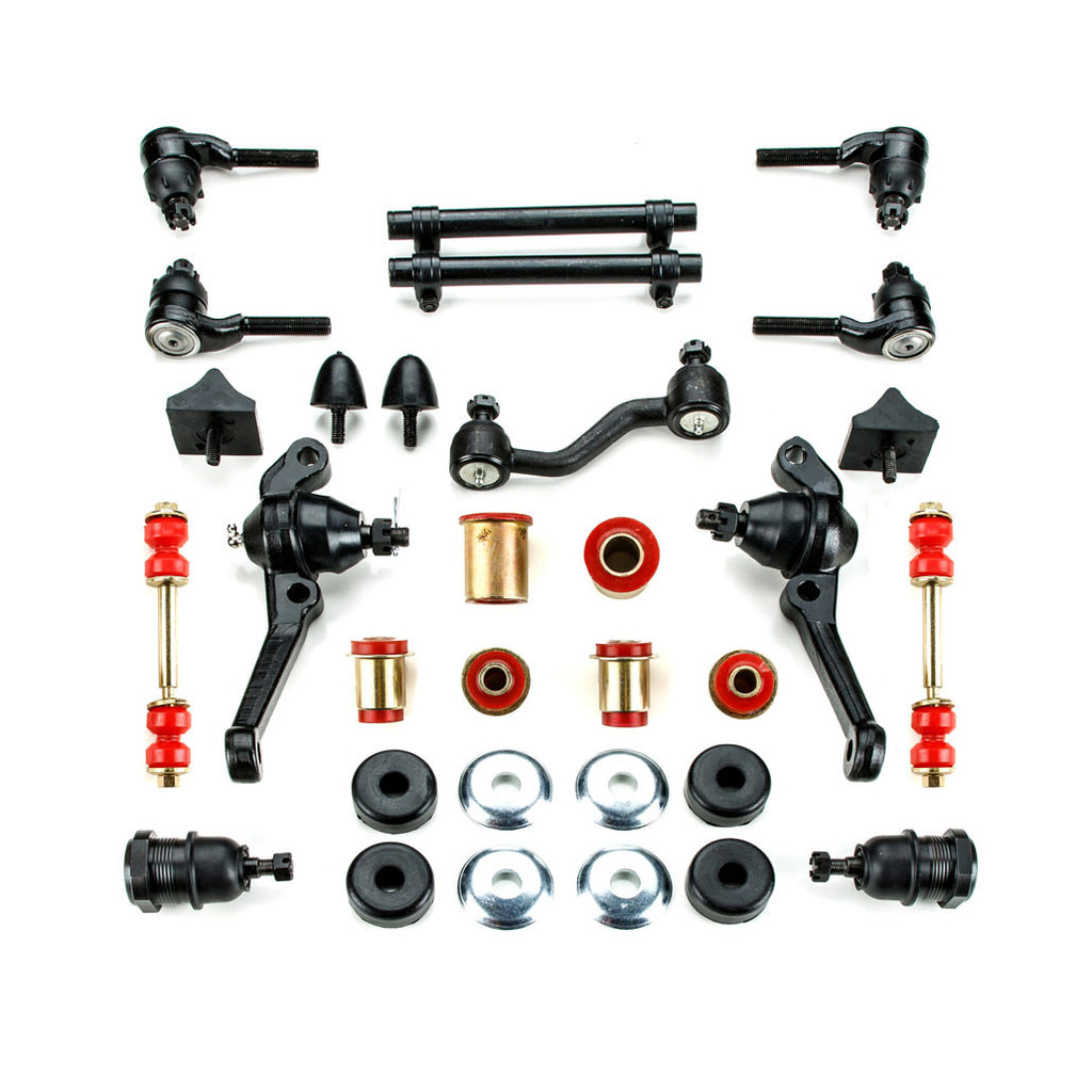 1963 1964 1965 1966 Dodge Dart with Drum Brakes Red Polyurethane New Front End Suspension Master Rebuild Kit