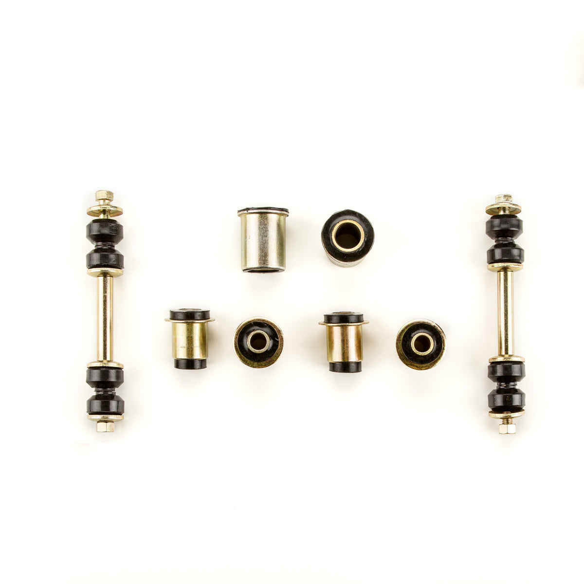 1964-1969 Plymouth Barracuda with Drum Brakes Black Polyurethane New Front End Suspension Rebuild Kit
