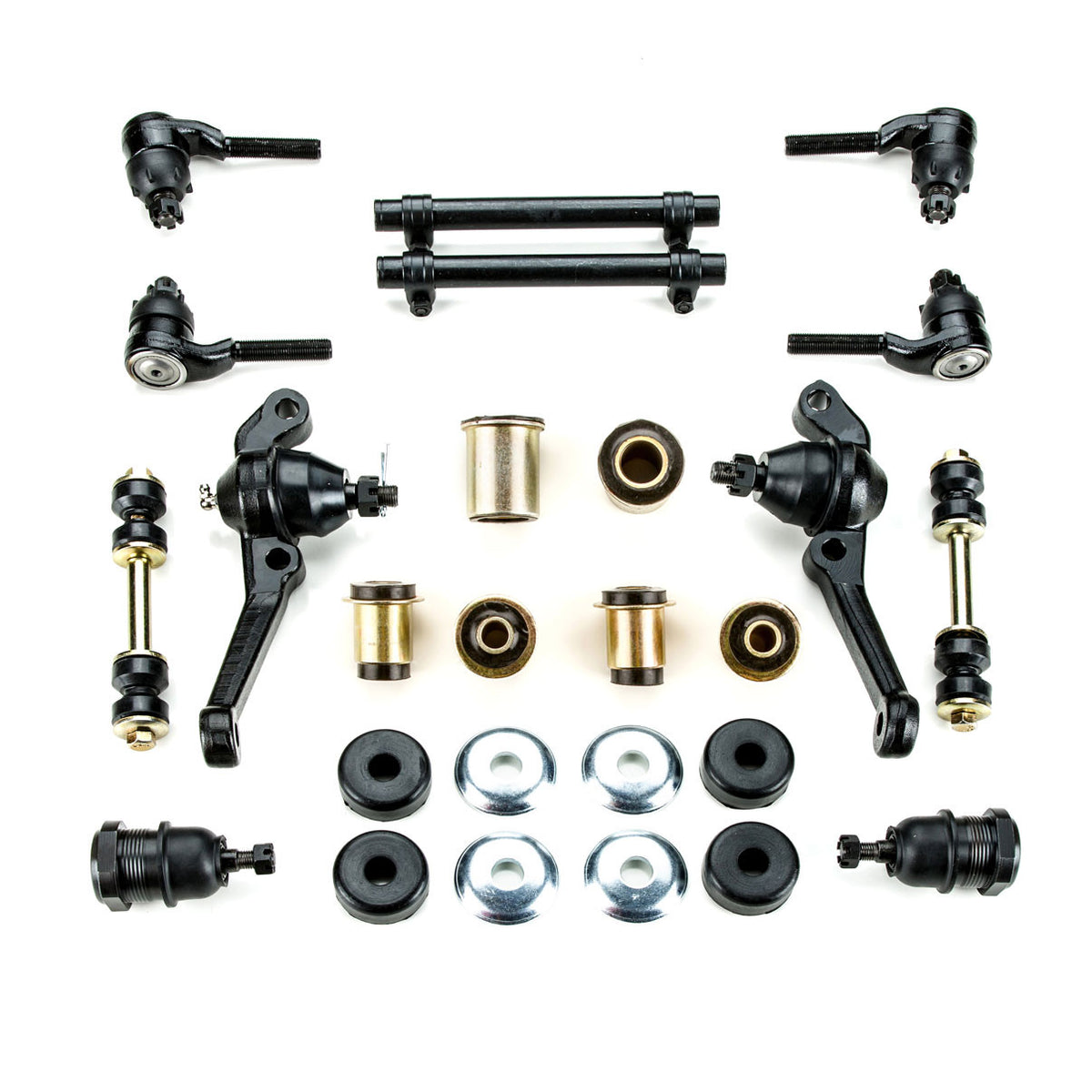 1963-1969 Dodge Dart with Drum Brakes Black Polyurethane New Front End Suspension Rebuild Kit