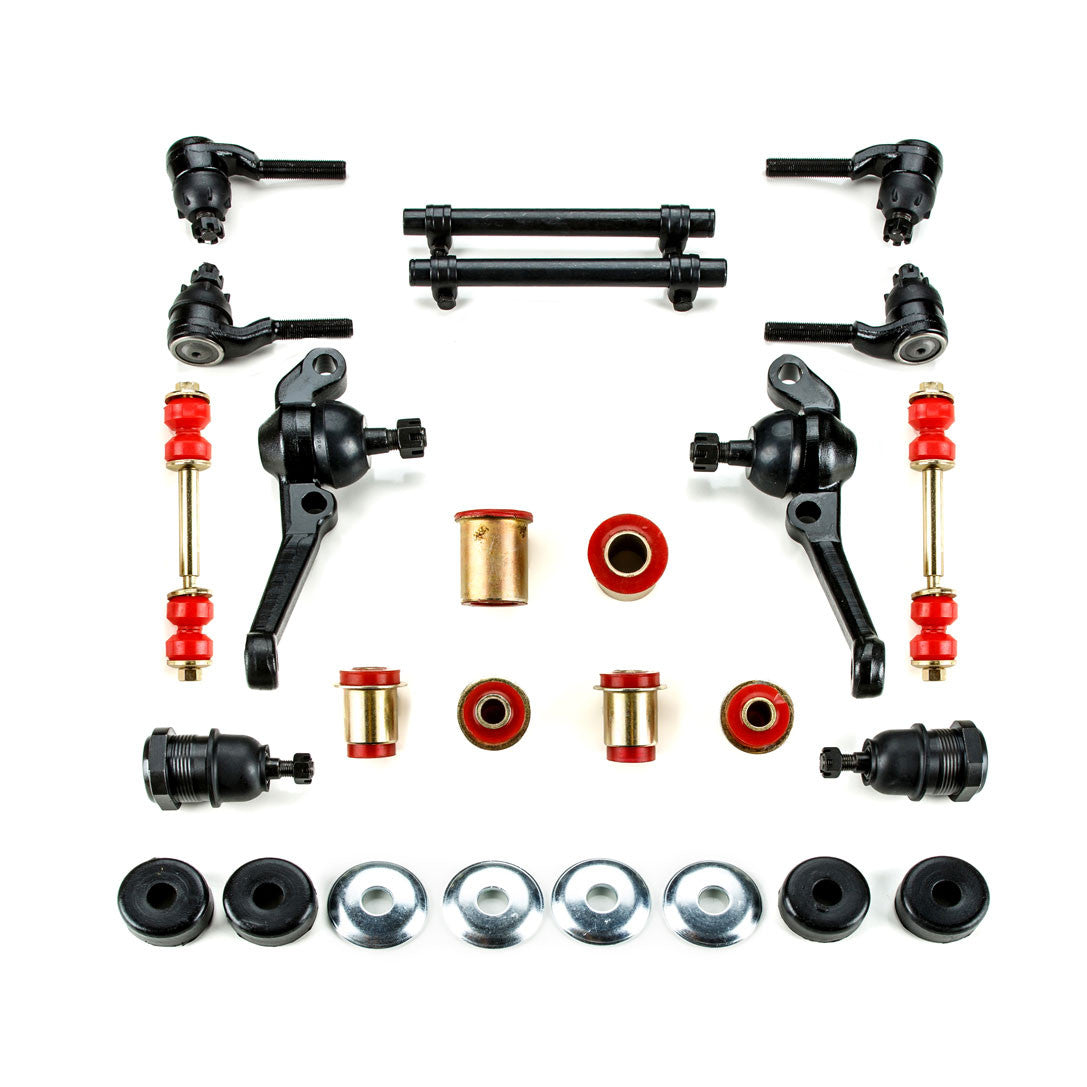 1963-1969 Dodge Dart with Disc Brakes Red Polyurethane New Front End Suspension Rebuild Kit
