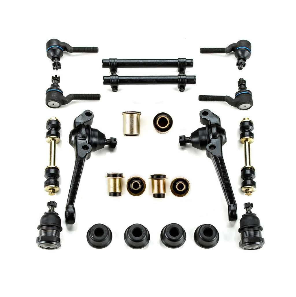 1970 1971 1972 Plymouth Duster Valiant with Drum Brakes Black Polyurethane New Front End Suspension Rebuild Kit