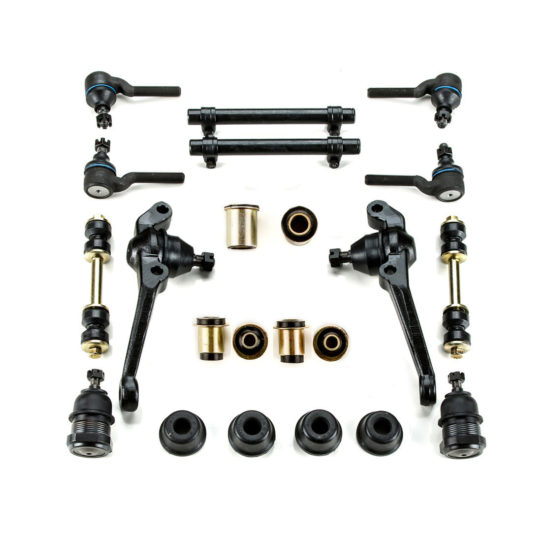 1970 1971 1972 Plymouth Duster Valiant with Drum Brakes Black Polyurethane New Front End Suspension Rebuild Kit