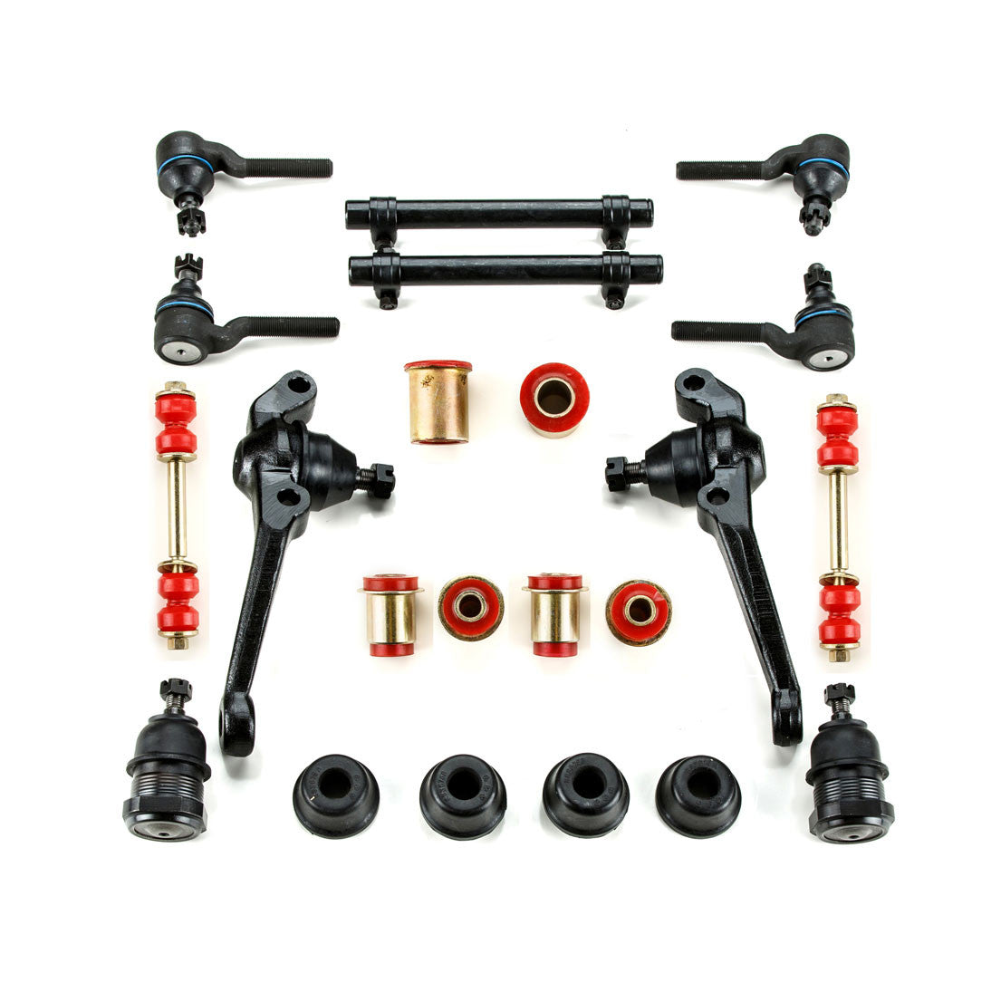 1970 1971 1972 Plymouth Duster Valiant with Drum Brakes Red Polyurethane New Front End Suspension Rebuild Kit