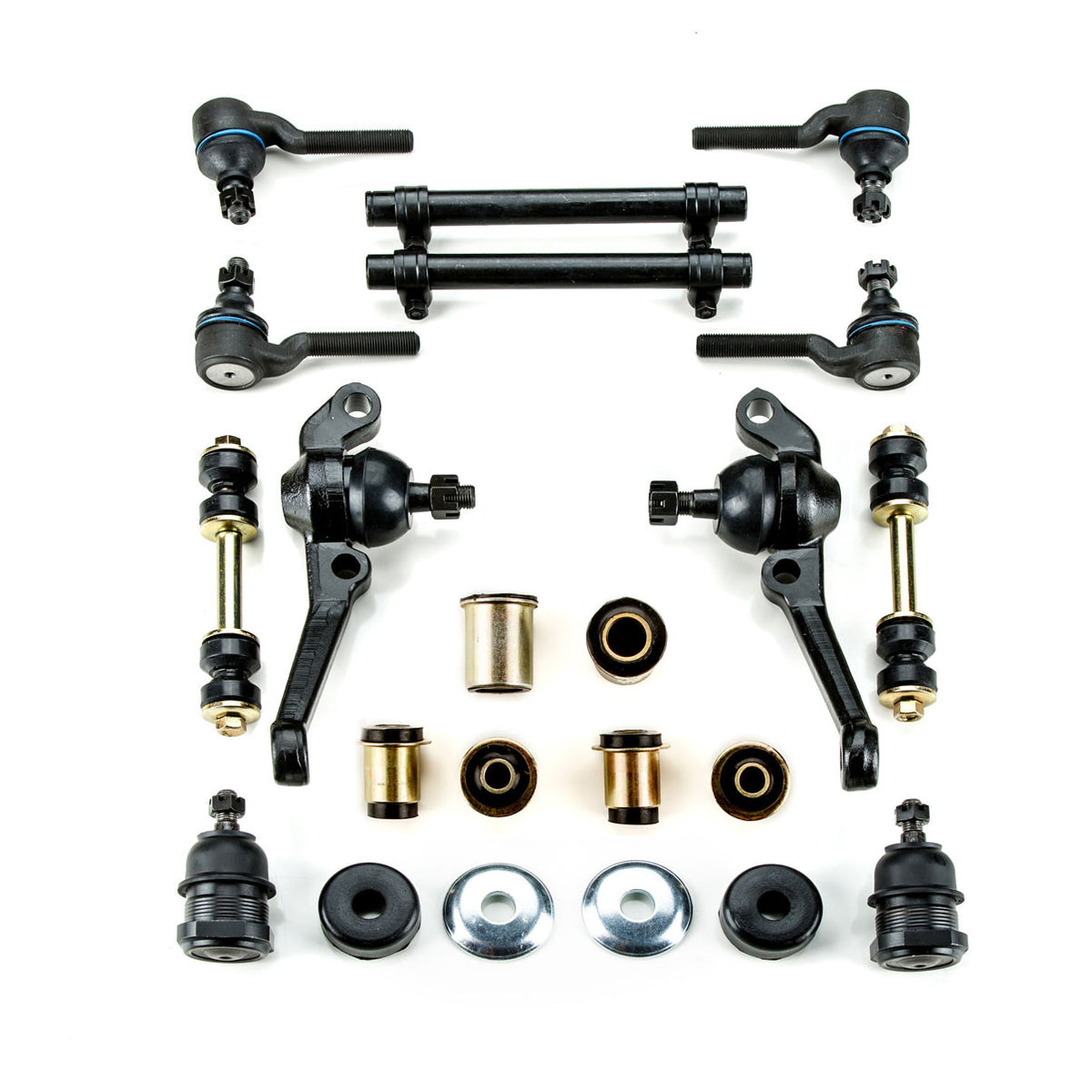 1970 1971 1972 Plymouth Duster Valiant with Disc Brakes Black Polyurethane New Front End Suspension Rebuild Kit