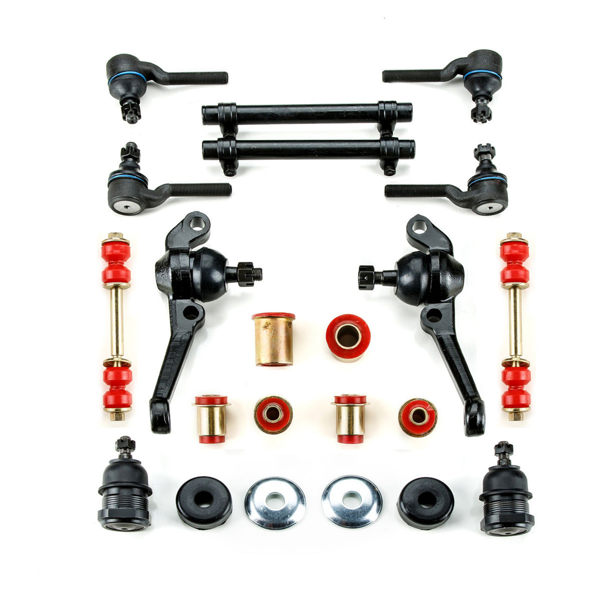 1970 1971 1972 Plymouth Duster Valiant with Disc Brakes Red Polyurethane New Front End Suspension Rebuild Kit
