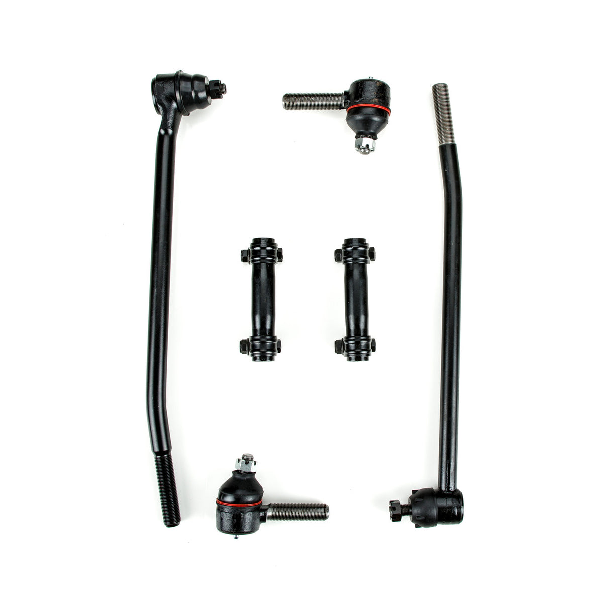 1957 1958 Ford Full Size New Front End Suspension Rebuild Kit with Inner Tie Rods