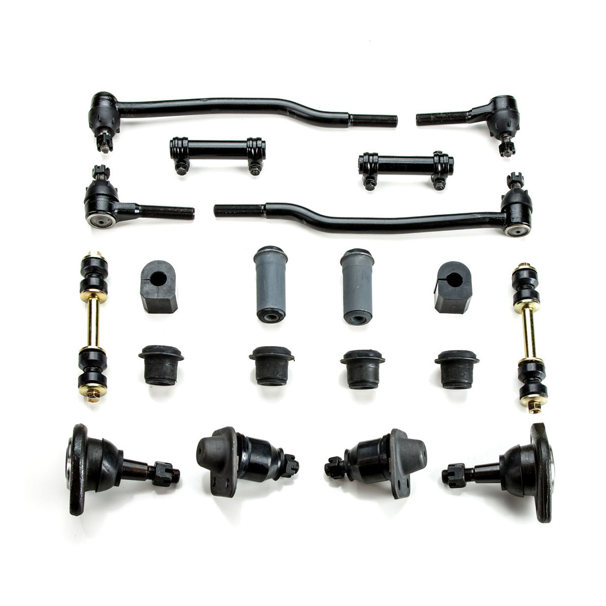1965 1966 1967 1968 Ford Full Size New Front End Suspension Rebuild Kit with Inner Tie Rods