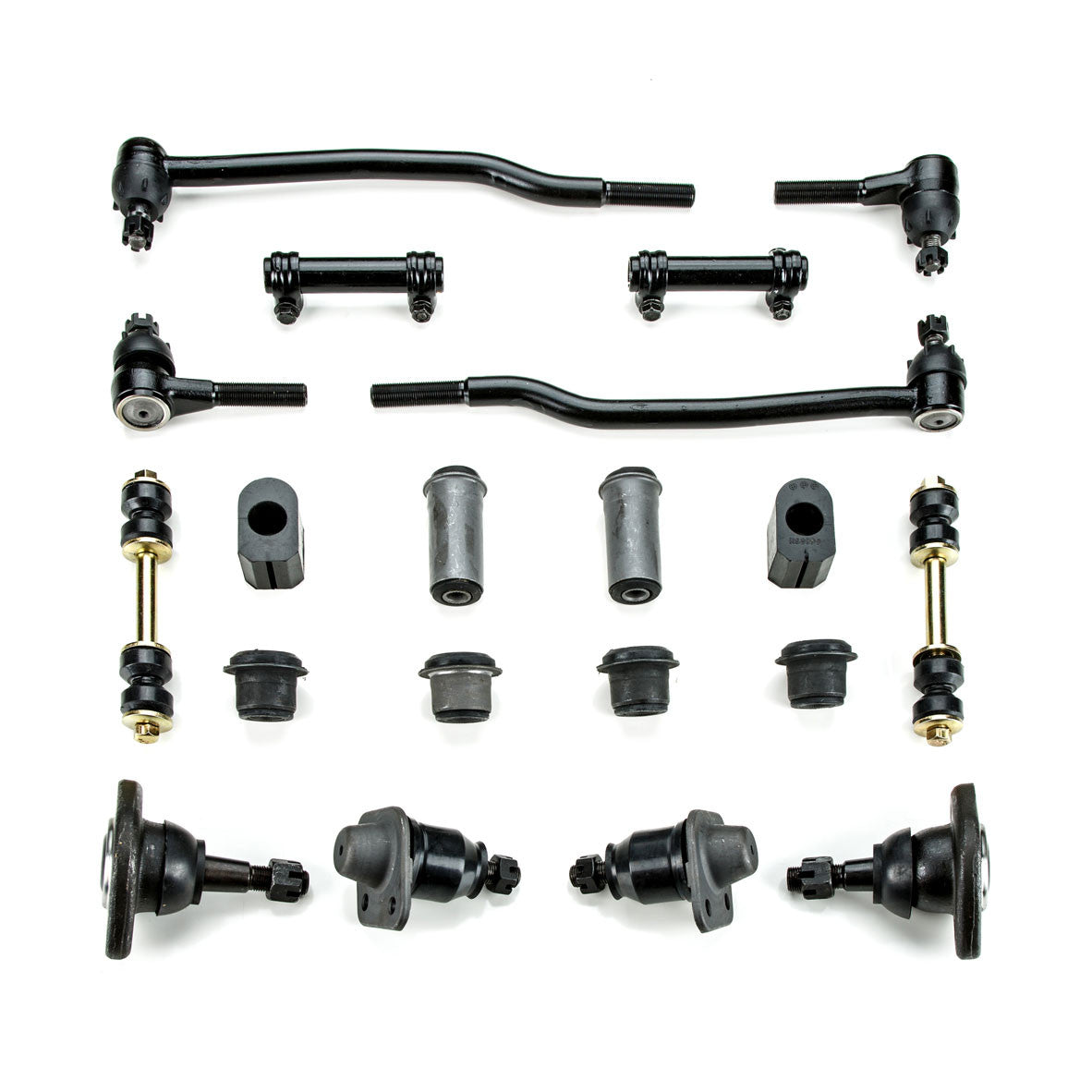 1969 1970 1971 1972 Ford Full Size New Front End Suspension Rebuild Kit with Inner Tie Rods