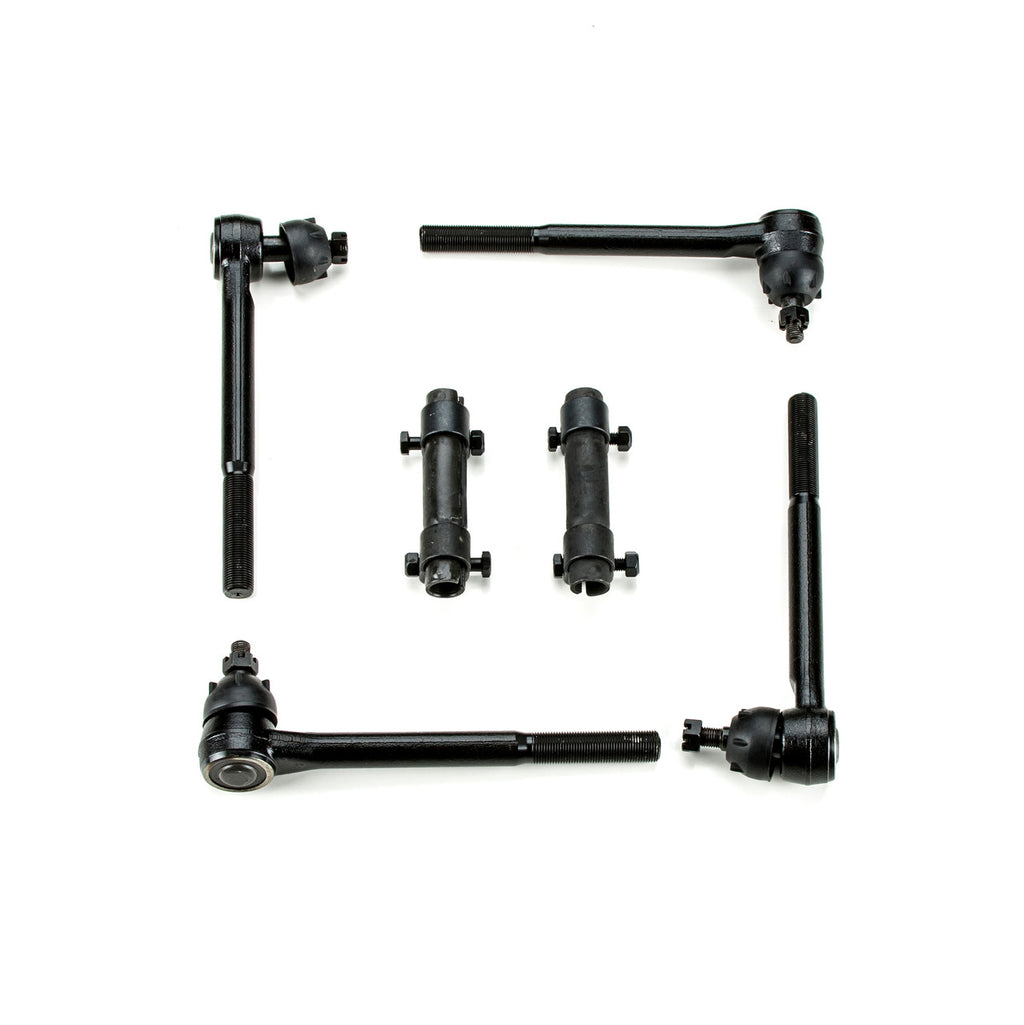 1971 1972 Pontiac GTO LeMans Black Polyurethane New Front End Suspension Rebuild Kit with Oval Control Arm Bushings