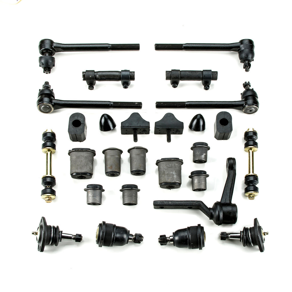 1971 1972 Pontiac GTO LeMans New Front End Suspension Master Rebuild Kit with Oval Control Arm Bushings