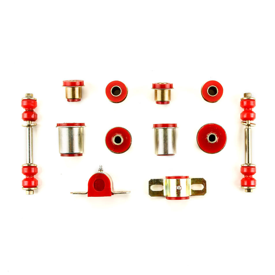 1964 1965 Oldsmobile 442 Cutlass Red Polyurethane New Front End Suspension Bushing Set