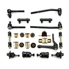 1970 1971 1972 1973 Pontiac Firebird Trans Am Black Polyurethane Front End Suspension Master Rebuild Kit with Idler Arm