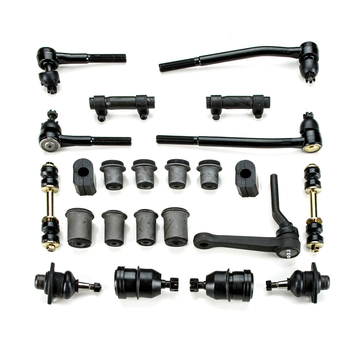 1970 - 1973 Pontiac Firebird Trans Am New Front End Suspension Master Rebuild Kit with Idler Arm