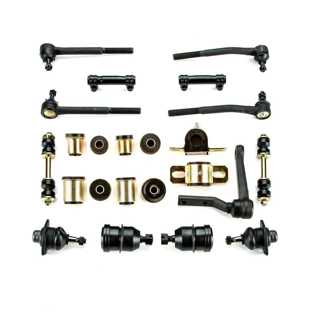 1976 1977 1978 1979 Pontiac Firebird Trans Am Black Polyurethane New Front End Suspension Rebuild Kit with Idler Arm
