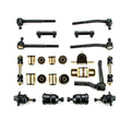 1976 1977 1978 1979 Pontiac Firebird Trans Am Black Polyurethane New Front End Suspension Rebuild Kit with Idler Arm