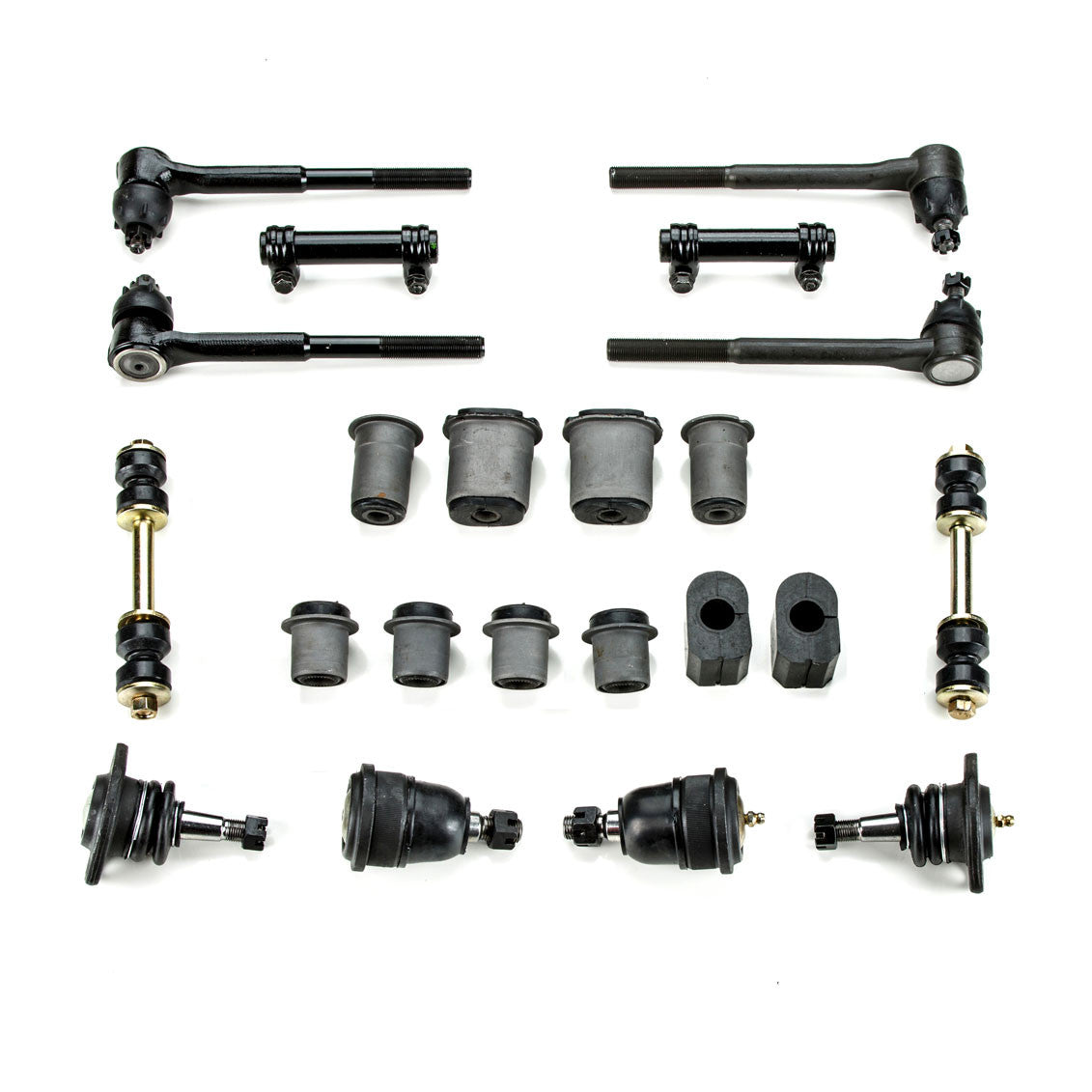 1964-1970 Pontiac GTO LeMans Tempest New Front End Suspension Rebuild Kit with Oval Control Arm Bushings