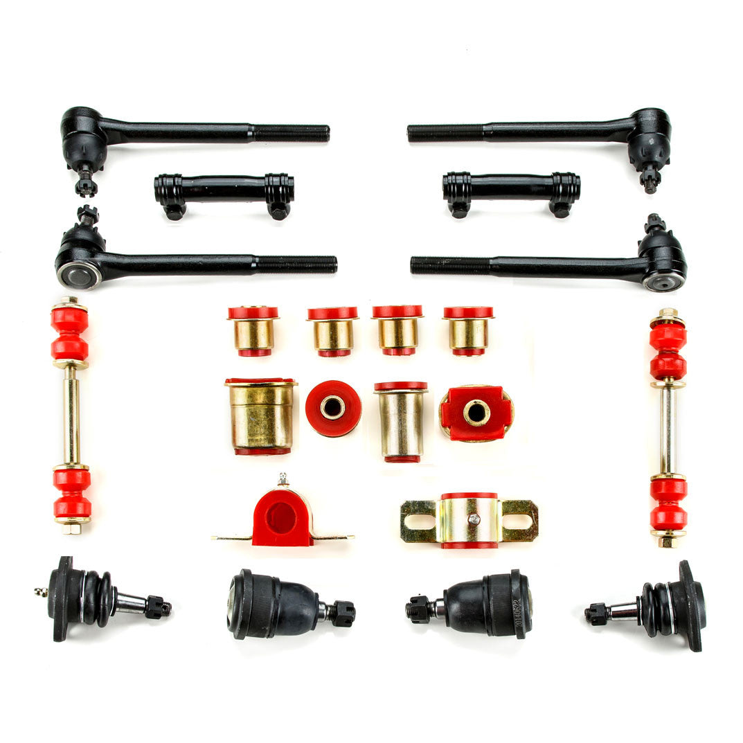 1971 1972 Pontiac Grand Prix Red Polyurethane New Front End Suspension Rebuild Kit
