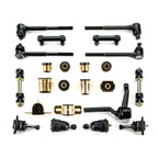 1969 1970 Pontiac Grand Prix Black Polyurethane New Front End Suspension Rebuild Kit with Idler Arm