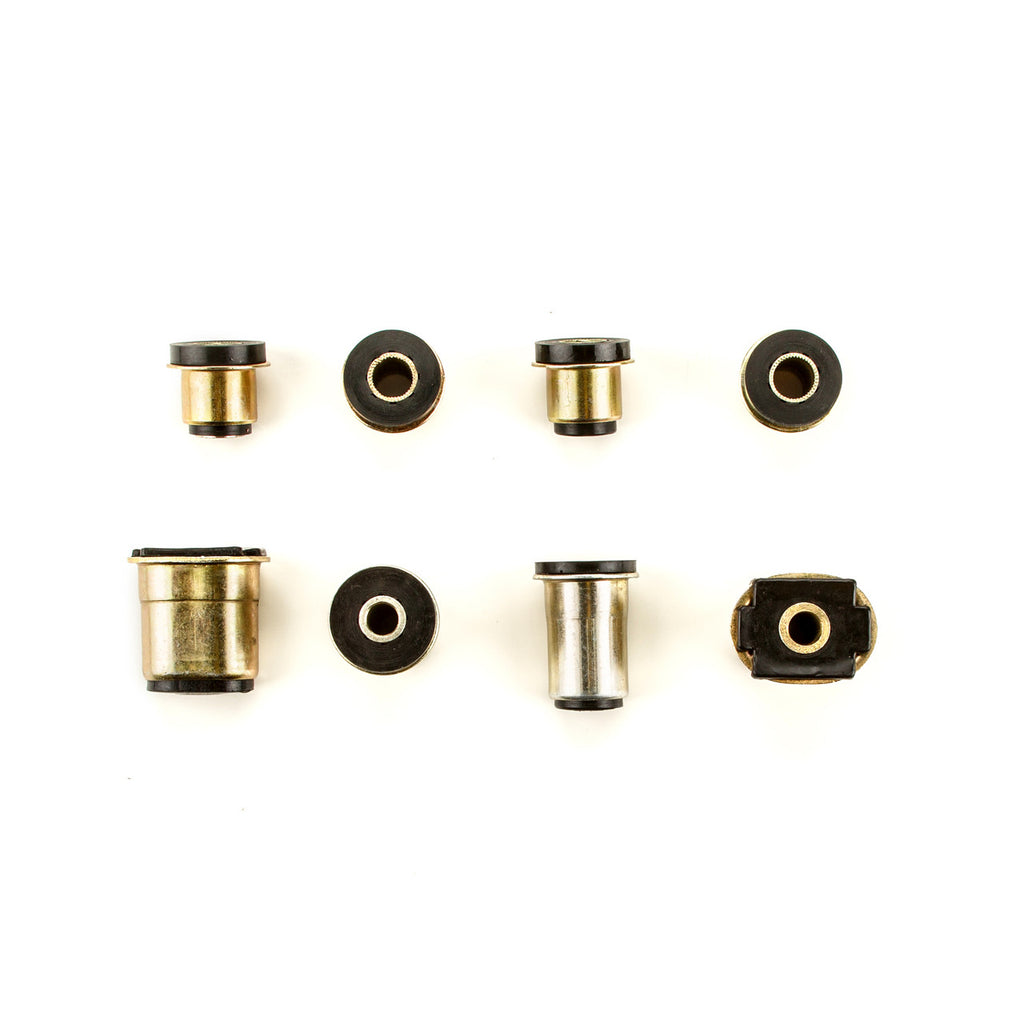 1966-1970 Oldsmobile 442 Cutlass Black Polyurethane New Front End Suspension Bushing Set with Oval Control Arm Bushings
