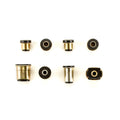 1966-1972 Oldsmobile 442 Cutlass Black Polyurethane New Control Arm Bushing Set - Oval