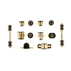 1970 Chevrolet Chevelle El Camino Black Polyurethane New Front End Suspension Bushing Set with Oval Control Arm Bushings