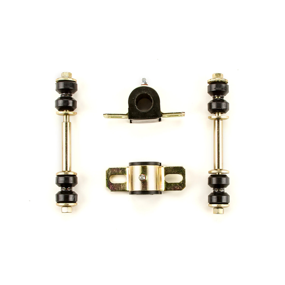 1971 1972 Oldsmobile 442 Cutlass Black Polyurethane New Front End Suspension Bushing Set with Oval Control Arm Bushings