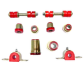 1965 - 1970 Chevrolet Full Size Red Polyurethane New Front End Suspension Bushing Set