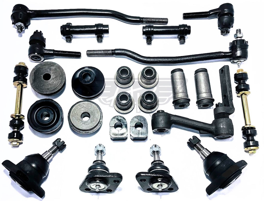 03/15/1972 - 08/08/1972 Ford Full Size New Front End Suspension Rebuild Kit with Inner Tie Rods