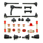 1970 Chevrolet Chevelle Monte Carlo El Camino Red Polyurethane New Front End Suspension Master Rebuild Kit with Oval Control Arm Bushings