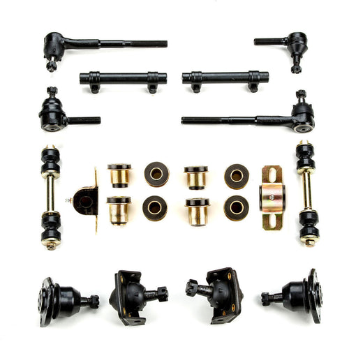 1955-1957 Chevrolet Full Size Black Polyurethane New Front End Suspension Rebuild Kit